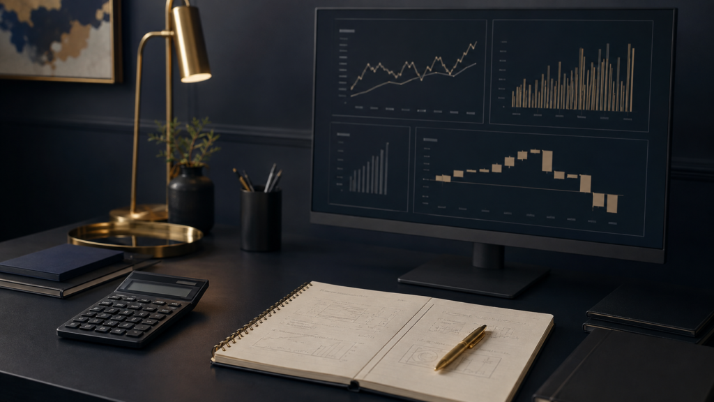 Analyst price target changes illustrated on a premium financial research desk