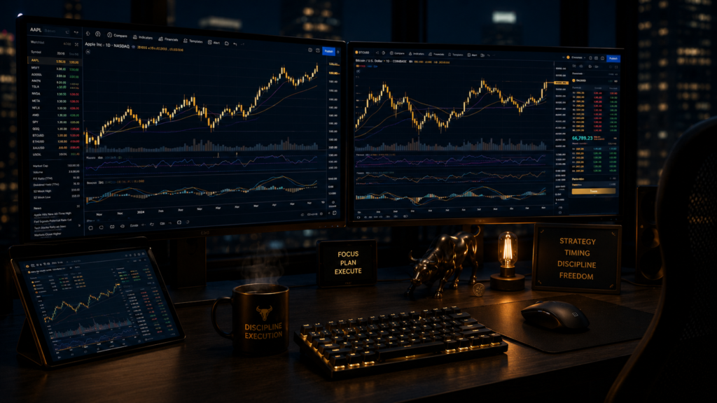 TradingView 2026 dual monitor trading charts setup